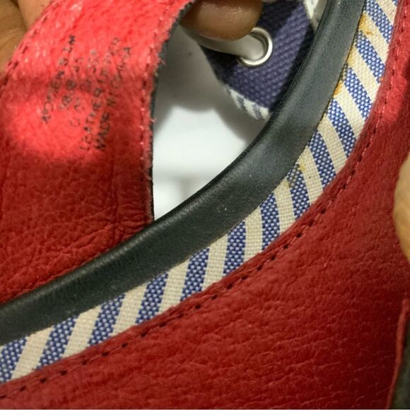 SPERRY Nautical Knot Sandal, Red, White & Blue size 8M - Picture 7 of 8